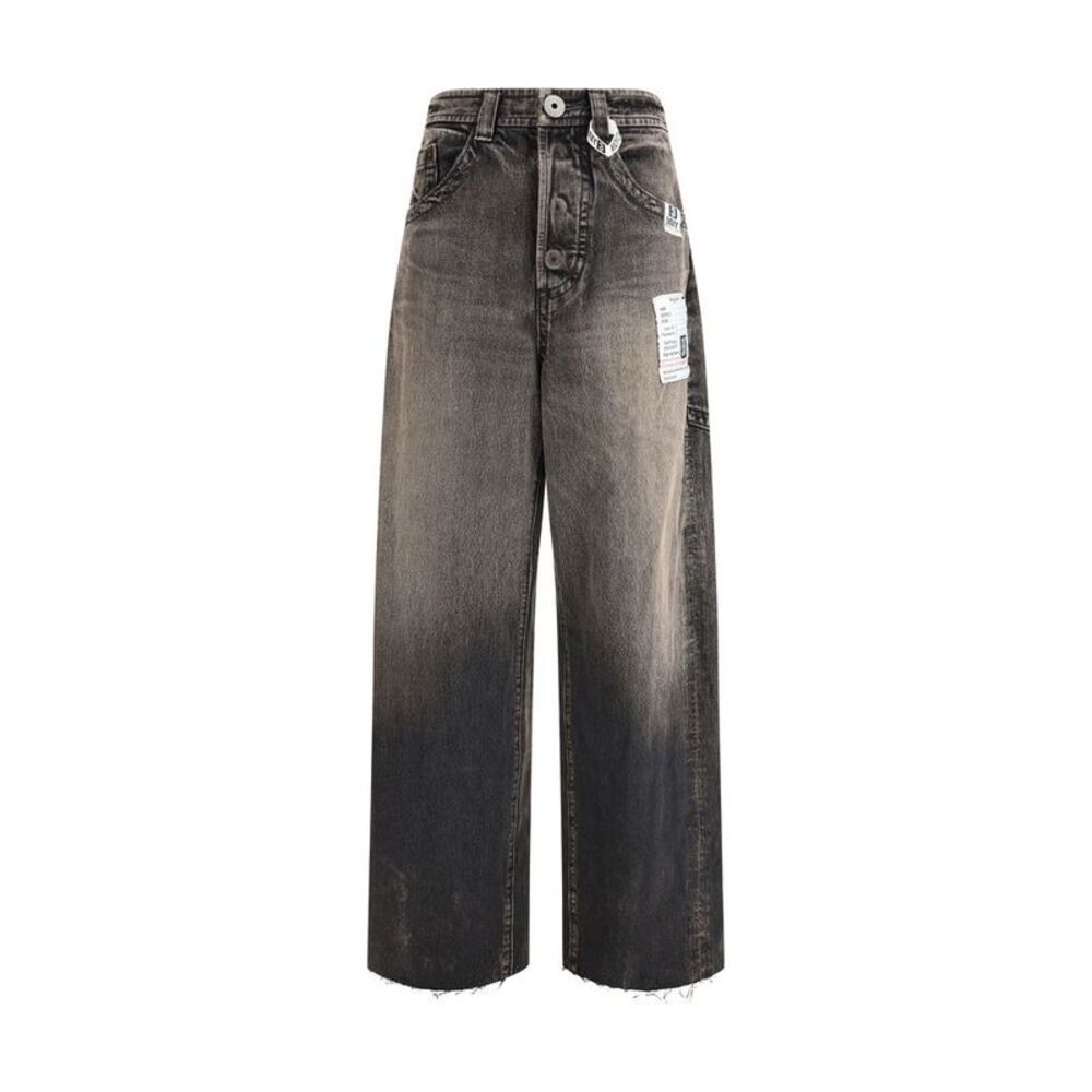 Maison Mihara Yasuhiro Black Cotton Jeans Women's Denim